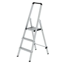 MUNK Günzburger Steigtechnik 11253 Aluminium Stufen-Stehleiter Arbeitshöhe (max.): 2.75 m 4.8 kg