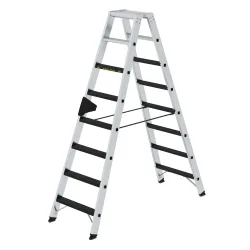 MUNK Günzburger Steigtechnik 43808 Aluminium Stufen-Stehleiter Arbeitshöhe (max.): 3.5 m 14.9 kg