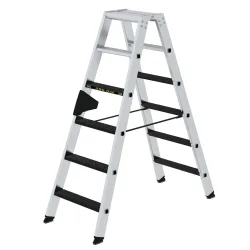 MUNK Günzburger Steigtechnik 43806 Aluminium Stufen-Stehleiter Arbeitshöhe (max.): 3 m 11.7 kg