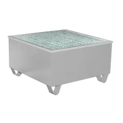 Bauer® Auffangwanne aus Stahl AW-1/PE, lackiert, Mausgrau