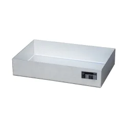 Bauer® Paletten-Auffangwanne aus Edelstahl für Kleingebinde KGW-P 1 V4A, Auffangvolumen 23 l