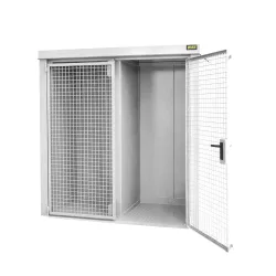Bauer® Gasflaschen-Container GFC-B/W M1, lackiert, Grauweiss