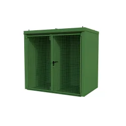 Bauer® Gasflaschen-Container GFC-B/W M3, lackiert, Resedagrün