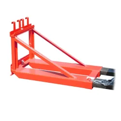 Bauer Mülltonnen-Heber MH-I, mit Gummianschlag, für 1x 80- bis 360-L-MGB, L 1030 x B 585 H 680 mm, lackiert, feuerrot RAL 3000