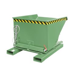 Spänebehälter für Gabelstapler, Typ S3S 600, grün RAL 6011