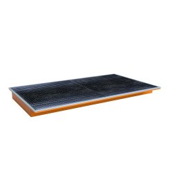 Bauer® Einhänge-Auffangwanne aus Stahl mit PE-Einsatz EHW 2200 PE, lackiert, Gelborange