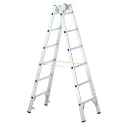 Profi-Sprossenleiter, beidseitig begehbar, 2 x 6 Sprossen ZARGES