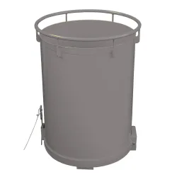 Bauer® Rundbehälter RB 450, lackiert, Mausgrau
