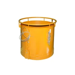 Bauer® Rundbehälter RB 300, lackiert, Gelborange