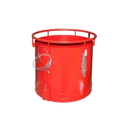 Bauer® Rundbehälter RB 300, lackiert, Feuerrot