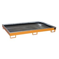 Bauer® Regal-Auffangwanne aus Stahl mit PE-Einsatz RW 2200-1 PE, lackiert, Gelborange