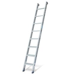 KRAUSE® STABILO Stufen-Anlegeleiter mit Abrutsch-/Anlegeschutz, Standhöhe 2,10 m