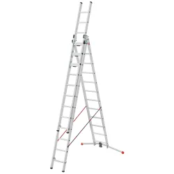 Hailo S120 Pro, Mehrzweckleiter 3-teilig, 3 x 12 Sprossen