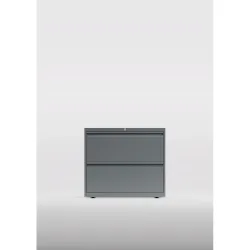 BISLEY Hängeregisterschrank Essentials, 2 Schubladen, silber
