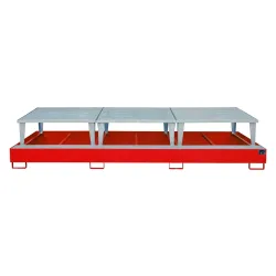 Auffangwanne AWA 1000-3, rot RAL 3000