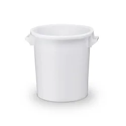 Kunststofftonne, weiss, 35 Liter