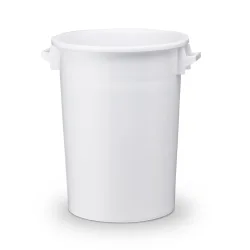 Kunststofftonne, weiss, 100 Liter