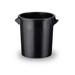 Tonne, aus HDPE, stapelbar 35 Liter, schwarz