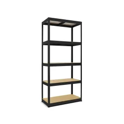 HEMMDAL Fachbodenregal Typ S+ graphitgrau, Fachlast 150 kg, HxBxT 1.800 x 900 x 600 mm