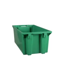 Drehstapelbehälter aus Polypropylen, 70 Liter, grün
