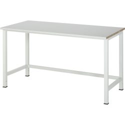 RAU Werktisch 900, HxBxT 825 x 1.500 x 800 mm, Arbeitplatte Stahlblech-Belag