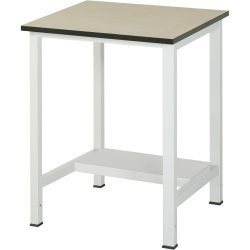 RAU Werktisch 900 mit Ablageboden Tiefe 320 mm, HxBxT 825 x 750 x 800 mm, MDF Arbeitsplatte