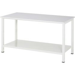 RAU Werktisch 900 mit Ablageboden Tiefe 650 mm, HxBxT 825 x 1.500 x 800 mm, Arbeitplatte Melamin-Belag