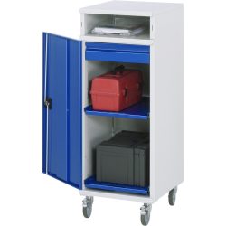 RAU mobiles Rollpult, HxBxT 1.185 x 450 x 520 mm, Schubladen 1 x 80 mm
