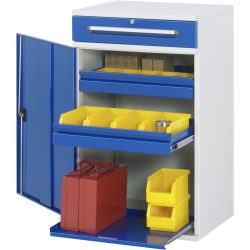 RAU Pultschrank, HxBxT 1.060 x 650 x 520 mm, Schubladen 2 x 80, 1 x 120 mm
