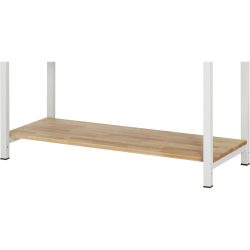 RAU Ablageboden für Schwerlastwerkbank, HxBxT 40 x 2.820 x 850 mm, Arbeitsplatte Buche-Massiv