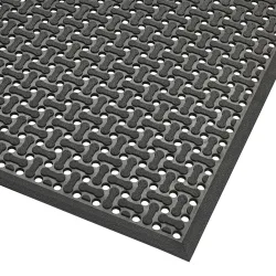 NoTrax Anti-Ermüdungsmatte Superflow® XT Nitrile, BxL 600 x 900 mm, schwarz
