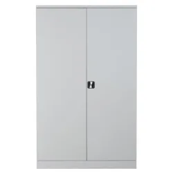 HEMMDAL Flügeltürschrank, HxBxT 1.950 x 1.200 x 420 mm, lichtgrau/lichtgrau