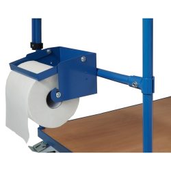 Papierrollenhalter für fetra® Leichttisch-Wagen, Breite 789 mm
