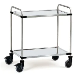 Fetra Hauptartikel 5017 Etagenwagen Feststeller Edelstahl Traglast (max.): 120 kg Chrom