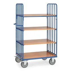 Fetra - Etagenwagen - Tragkraft 600 kg - 1.800 x 709 x 1.169 mm (HxBxT) - 4 Böden