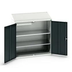 bott verso Economy Pult, mit 2 Fachböden und 1 Schublade, BxTxH: 1050 x 550 x 1130 mm