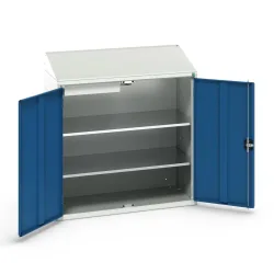 bott verso Economy Pult, mit 2 Fachböden und 1 Schublade, BxTxH: 1050 x 550 x 1130 mm