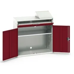 bott verso Computerschrank, mit 1 Fachboden und 1 Tablar, BxTxH: 1050 x 550 x 1130 mm