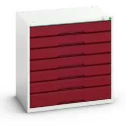 bott verso Schubladenschrank, mit 7 Schubladen, BxTxH: 800 x 550 x 800 mm