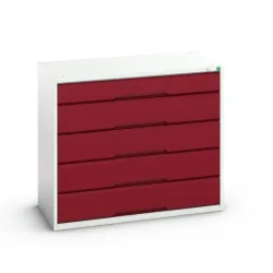 bott verso Schubladenschrank, mit 5 Schubladen, BxTxH: 1050 x 550 x 900 mm