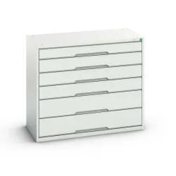 bott verso Schubladenschrank, mit 6 Schubladen, BxTxH: 1050 x 550 x 900 mm