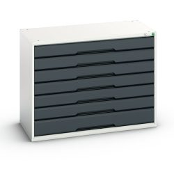bott verso Schubladenschrank, mit 7 Schubladen, BxTxH: 1050 x 550 x 800 mm