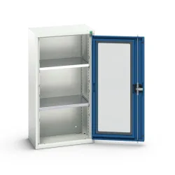 bott verso Beistellschrank mit Sichtfenster, mit 2 Fachböden, BxTxH: 525 x 350 x 1000 mm