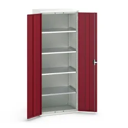 bott verso Flügeltürschrank, mit 4 Fachböden, BxTxH: 800 x 550 x 2000 mm