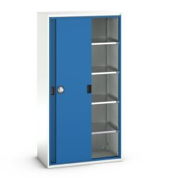 bott verso Schiebetürschrank, mit 4 Fachböden, BxTxH: 1050 x550 x 2000 mm