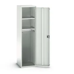 bott verso Garderobenschrank, mit 2 Fachböden und 1 Kleiderstange, BxTxH: 525 x 550 x 2000 mm