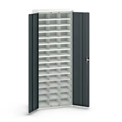 bott verso Fächerschrank, mit 45 Abteilen, BxTxH: 800 x 350 x 2000 mm