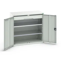 bott verso Beistellschrank mit Schublade, mit 2 Fachböden und 1 Schublade, BxTxH: 1050 x 550 x 1000 mm
