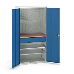 bott verso Flügeltürschrank mit 1 Schublade, mit 2 Fachböden und Rückwand, BxTxH: 1050 x550 x 2000 mm