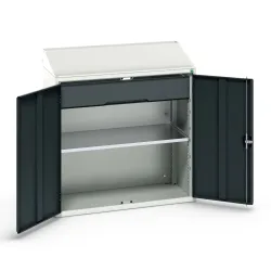 bott verso Pultschrank, mit 1 Fachboden und 1 Schublade, BxTxH: 1050 x 550 x 1130 mm